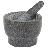 Davis &amp; Waddell Grey Granite Mortar &amp; Pestle