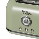Davis &amp; Waddell Waldorf Stainless Steel 2 Slice Toaster
