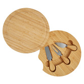 Davis &amp; Waddell 4 Piece Bamboo Cheese Board &amp; Knife Set