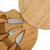 Davis &amp; Waddell 4 Piece Bamboo Cheese Board &amp; Knife Set