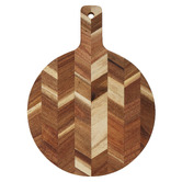 Davis &amp; Waddell 43cm Herringbone Acacia Wood Cutting Board