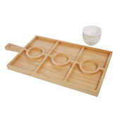 Davis &amp; Waddell 4 Piece Bowl &amp; Serving Board Set