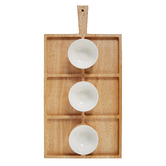Davis &amp; Waddell 4 Piece Bowl &amp; Serving Board Set