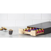 Davis &amp; Waddell Bamboo Coffee Machine Board with Capsule Drawer