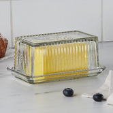 Davis &amp; Waddell Lolah Glass Butter Dish