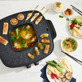 Davis &amp; Waddell 2-in-1 Electric Steamboat Hotpot &amp; Grill