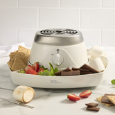 Davis &amp; Waddell Cream Stainless Steel Electric Smore Roaster