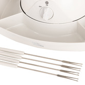 Davis &amp; Waddell Cream Stainless Steel Electric Smore Roaster
