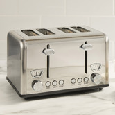 Davis &amp; Waddell Newbury Stainless Steel 4 Slice Toaster