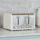 Davis &amp; Waddell Newbury Stainless Steel 4 Slice Toaster