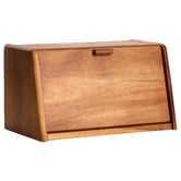 Davis &amp; Waddell Natural Wooden Bread Box with Lid
