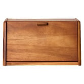 Davis &amp; Waddell Natural Wooden Bread Box with Lid