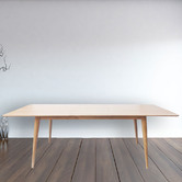 Elvina Furniture Natural Niche Extendable Dining Table