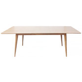 Elvina Furniture Natural Niche Extendable Dining Table