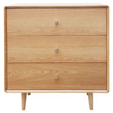Elvina Furniture Natural Niche Chest of 3 Drawers