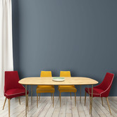 Elvina Furniture Godwin Industrial Mid-Century Style Dining Table