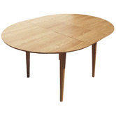 Elvina Furniture Niche Oak Wood Extendable Dining Table