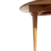 Elvina Furniture Niche Oak Wood Extendable Dining Table
