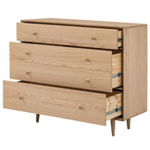Elvina Furniture Niche Oak Wood Chest of Drawers
