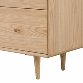 Elvina Furniture Niche Oak Wood Chest of Drawers