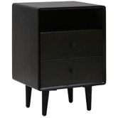 Elvina Furniture Franco 2 Drawer Bedside Table
