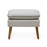 Elvina Furniture Luxe Upholstered Footstool