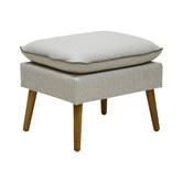 Elvina Furniture Luxe Upholstered Footstool