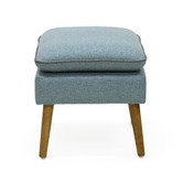 Elvina Furniture Luxe Upholstered Footstool