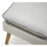 Elvina Furniture Luxe Upholstered Footstool