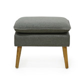 Elvina Furniture Luxe Upholstered Footstool
