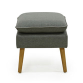 Elvina Furniture Luxe Upholstered Footstool