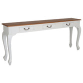 La Verde Farmhouse 3 Drawer Sofa Table
