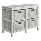 La Verde 4 Drawer Rattan Buffet