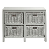 La Verde 4 Drawer Rattan Buffet