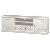 La Verde White Tasmania 2 Door 4 DVD Drawer Entertainment Unit