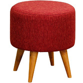 La Verde Round Upholstered Ottoman