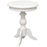 La Verde White Round Wine Table