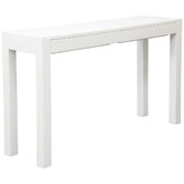 La Verde White Amsterdam 2 Drawer Console Table