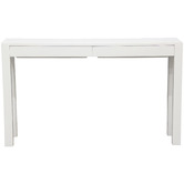 La Verde White Amsterdam 2 Drawer Console Table