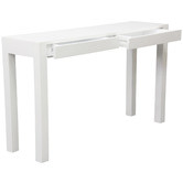 La Verde White Amsterdam 2 Drawer Console Table