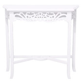 La Verde White Wooden Console Table