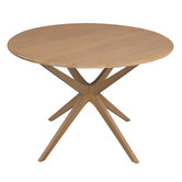 La Verde Thiago Oak Wood Dining Table