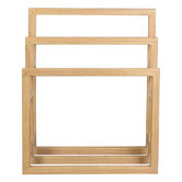 La Verde Sergey Mindi Wood Towel Rack