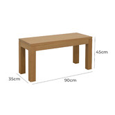 La Verde 2 Seater Armand Dining Bench