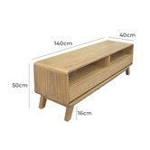 La Verde Renaud 2 Drawer TV Unit
