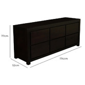 La Verde Amsterdam 6 Drawer Dresser