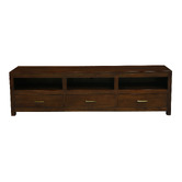 La Verde Paris 190cm Entertainment Unit in Mahogany or Chocolate