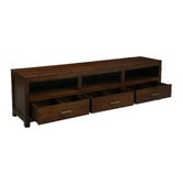 La Verde 190cm Paris Mahogany Wood Entertainment Unit