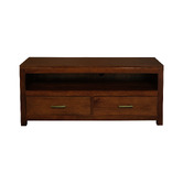 La Verde 120cm Adele Mahogany Wood Entertainment Unit