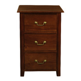 La Verde 3 Drawer Lamp Table